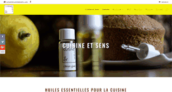 Desktop Screenshot of cuisineetsens.com