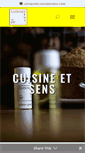 Mobile Screenshot of cuisineetsens.com