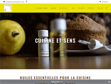 Tablet Screenshot of cuisineetsens.com